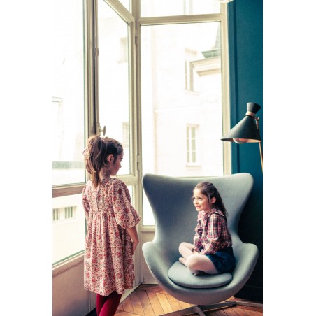 BLOUSE SYBILLE TWILL TARTAN