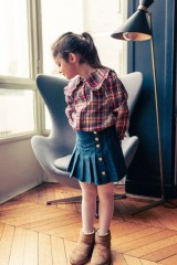 BLOUSE SYBILLE TWILL TARTAN