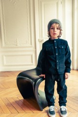 CHEMISE STAN VELOURS COTELÉ