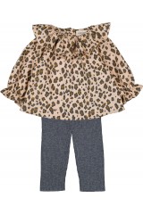 TUNIC LILIE CORDUROY LEOPARD