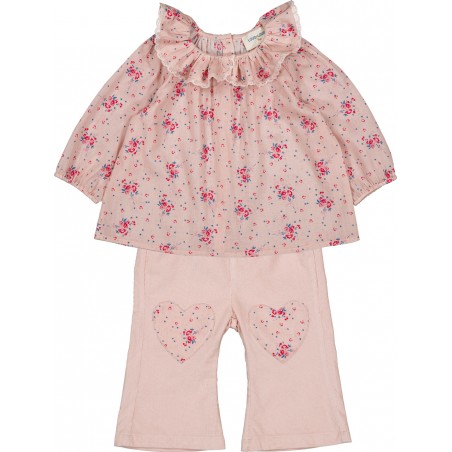 TUNIC LISSOU COTTON VEIL ROMANTIC FLOWER