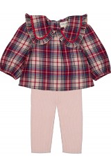 BLOUSE SYBILLETTE TWILL TARTAN