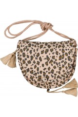 SAC BRIGITTE VELOURS LEOPARD