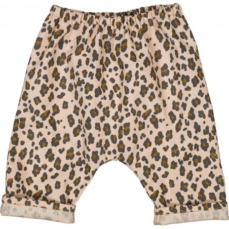 PANTALON JUNGLE VELOURS LEOPARD