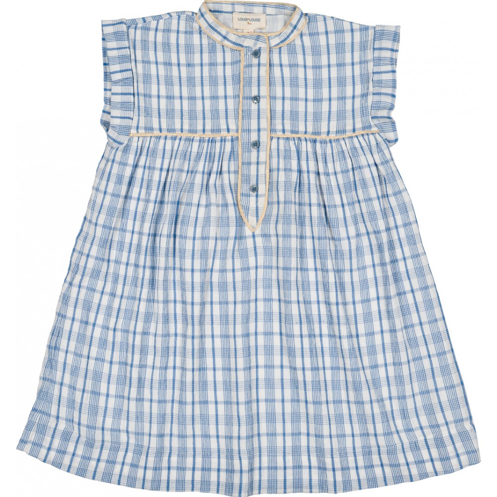 Dress Azura Cotton Crepe Check
