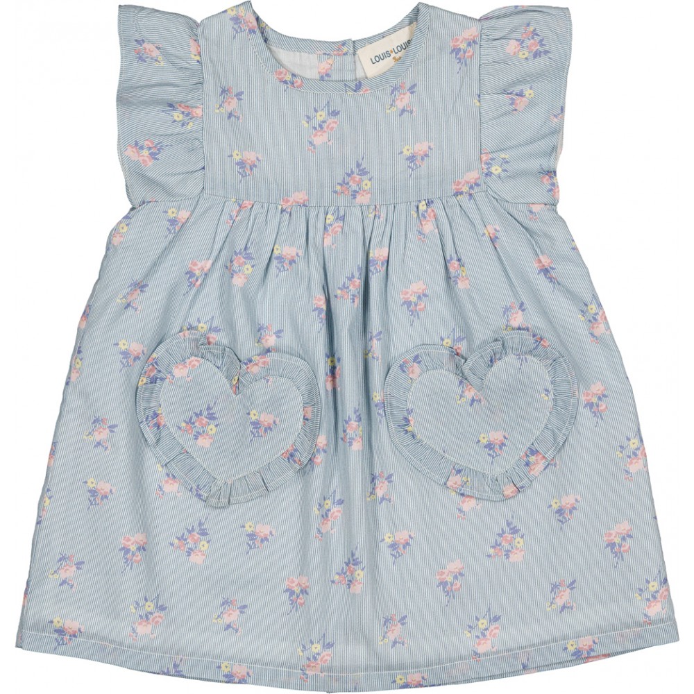 Dress Ethie Cotton Bouquet Stripe