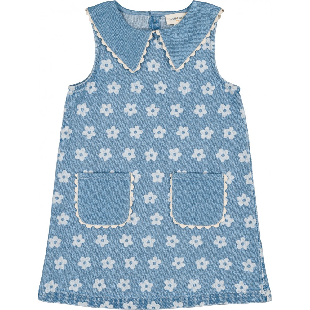 Dress Mitsette Denim Flower