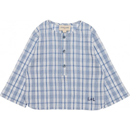 Shirt Oncle Cotton Crepe Check