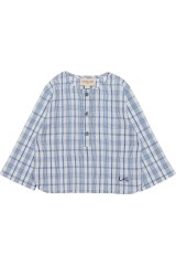 Shirt Oncle Cotton Crepe Check