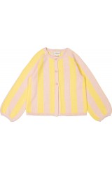 Cardigan Gulsah Knitted Cotton Stripe