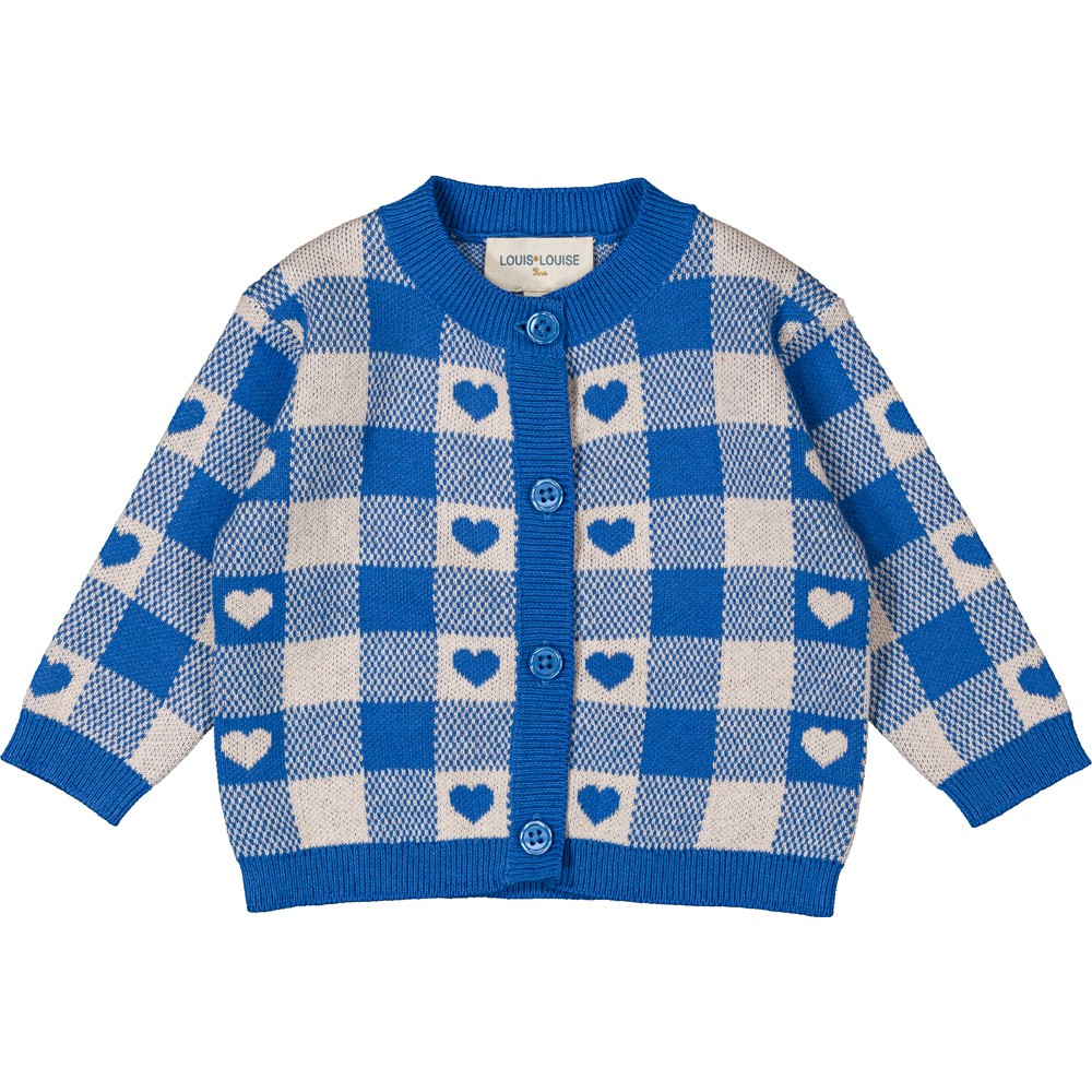 Cardigan Mayo Knitted Cotton Heart