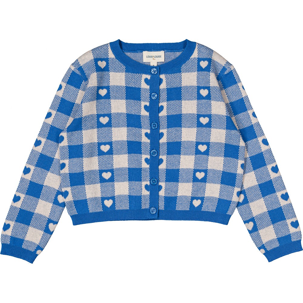 Cardigan Mayo Knitted Cotton Heart