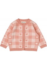 Cardigan Mayo Knitted Cotton Heart