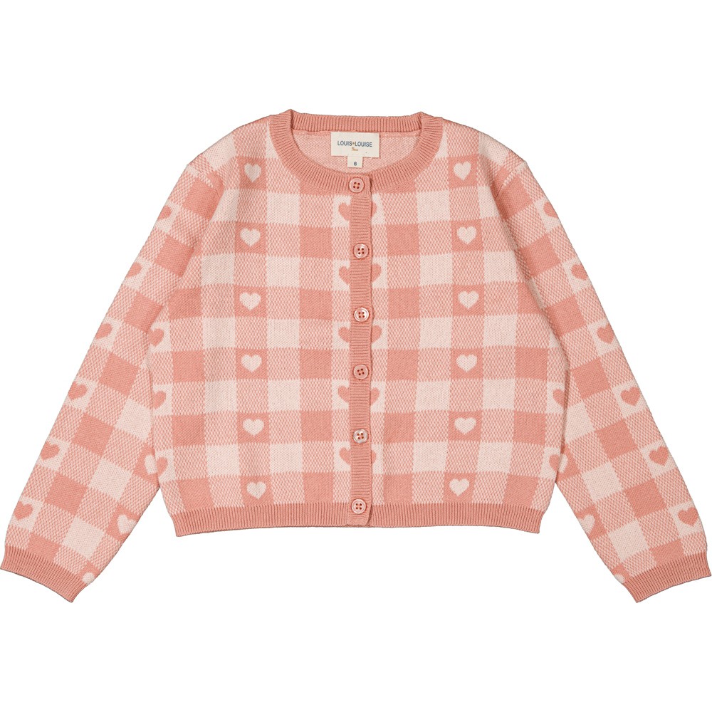 Cardigan Mayo Knitted Cotton Heart