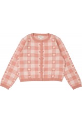Cardigan Mayo Knitted Cotton Heart