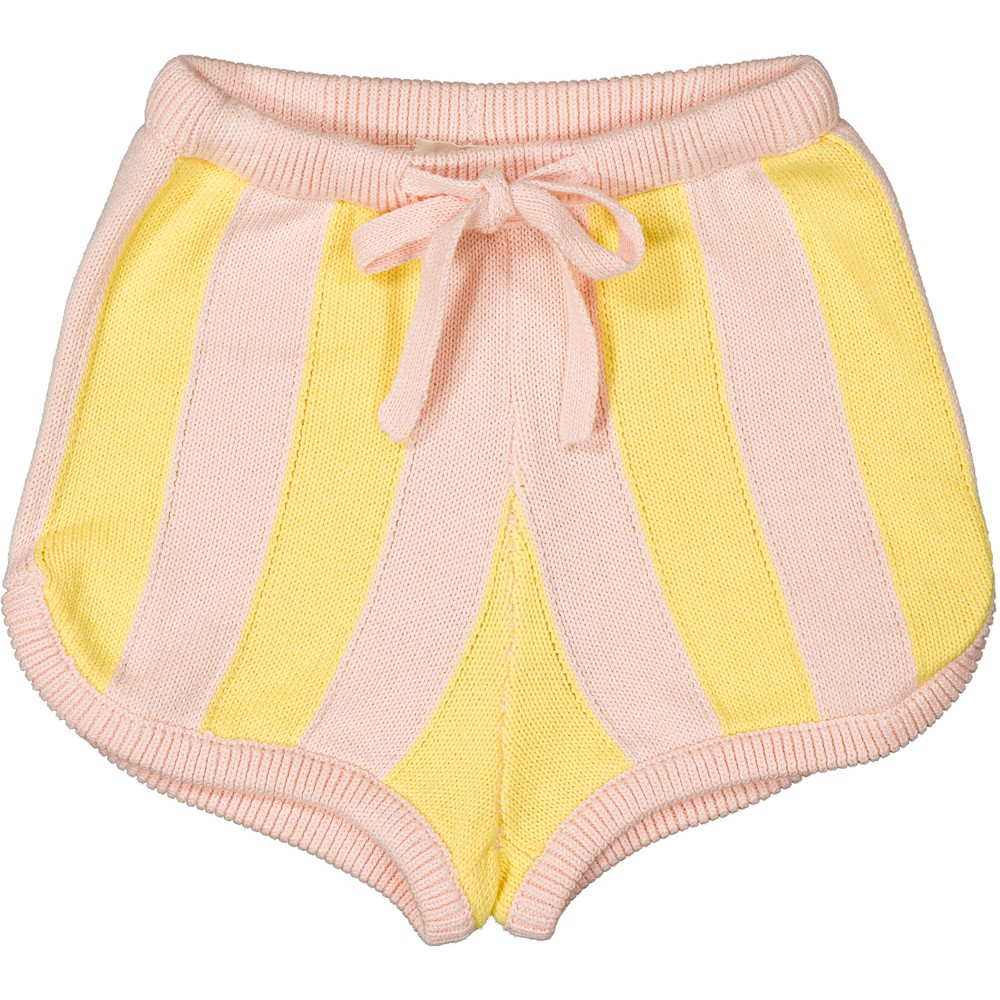 Short Iris Knitted Cotton Stripe