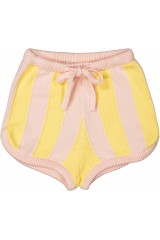 Short Iris Knitted Cotton Stripe