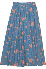 Skirt Duchesse Stripe Lurex Bouquet