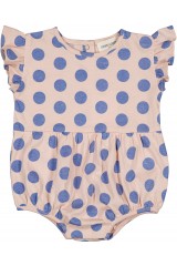 Overall Sucette Jersey Dots