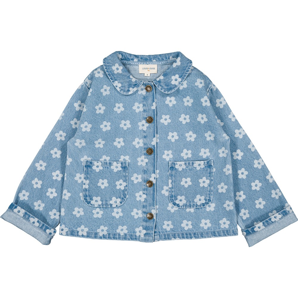 Jacket Brune Denim Flower
