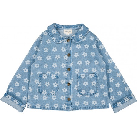 Jacket Brune Denim Flower