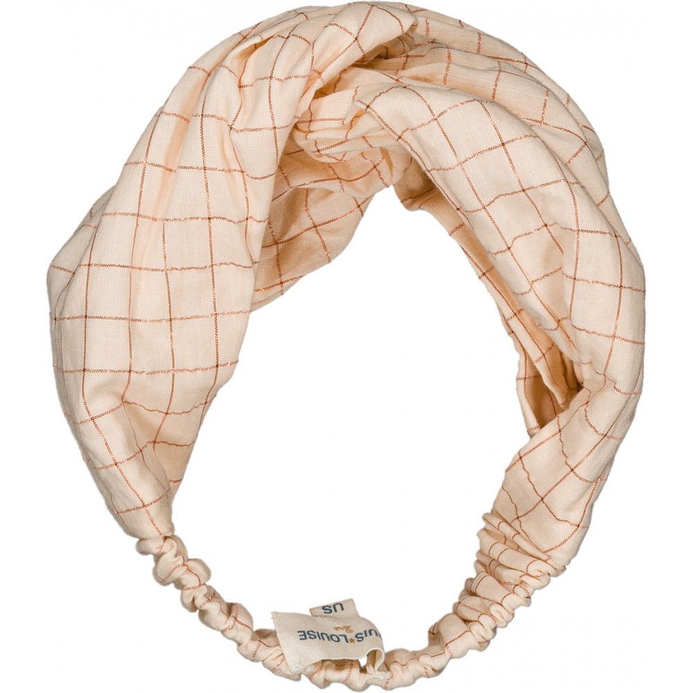 Headband Francesca Check Lurex