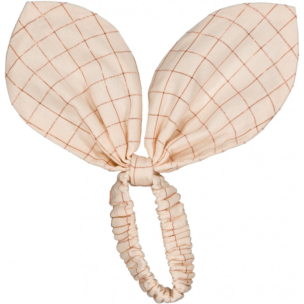 Scrunchie Libellule Check Lurex