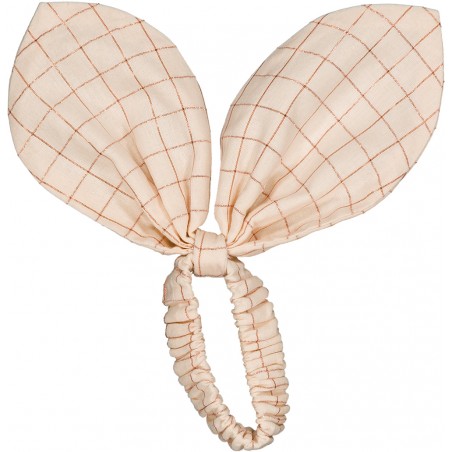 Scrunchie Libellule Check Lurex