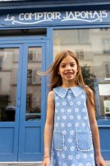 Dress Mitsette Denim Flower