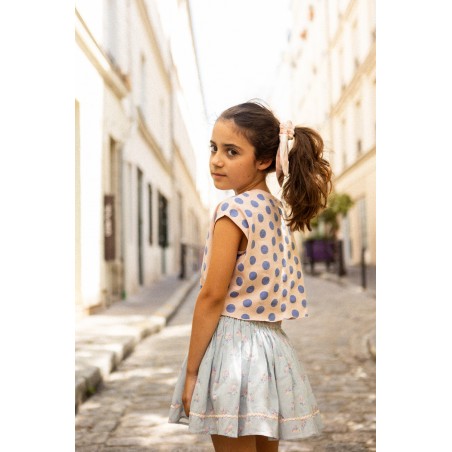 Skirt Opera Cotton Bouquet Stripe