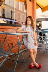 Dress Azura Cotton Crepe Check