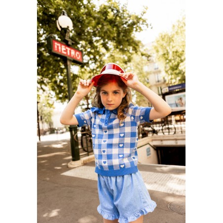 Pull Paule Knitted Cotton Heart