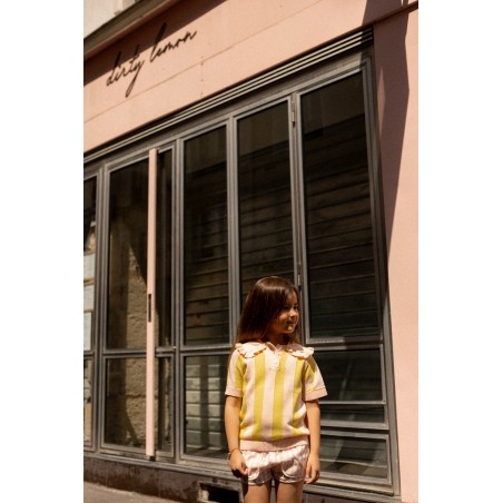 Pull Paule Knitted Cotton Stripe