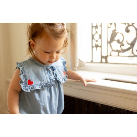 Overall Celesta Chambray