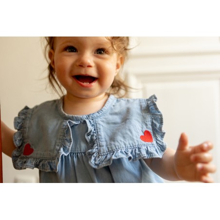 Overall Celesta Chambray