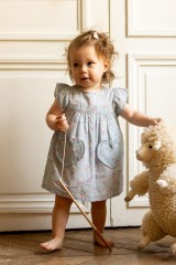 Dress Ethie Cotton Bouquet Stripe