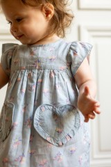 Dress Ethie Cotton Bouquet Stripe