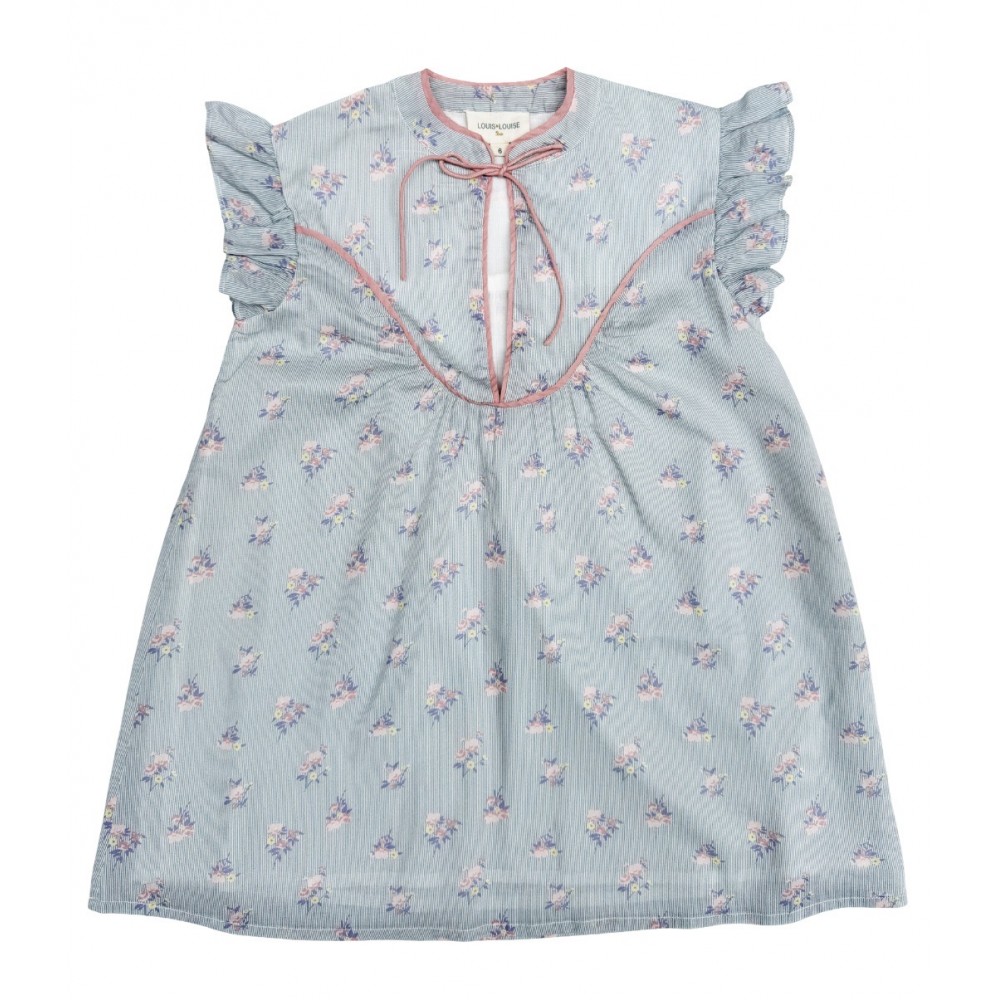 Dress Andree Cotton Bouquet Stripe