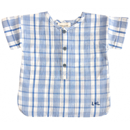 Shirt Saul Cotton Crepe Check