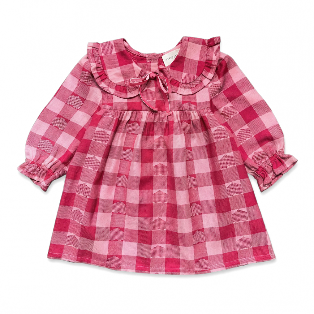 Dress Benjamina Twill Check Heart
