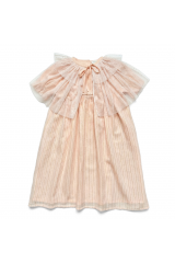 Dress Fairy & glitter Tulle Cape Cotton Stripe Lurex