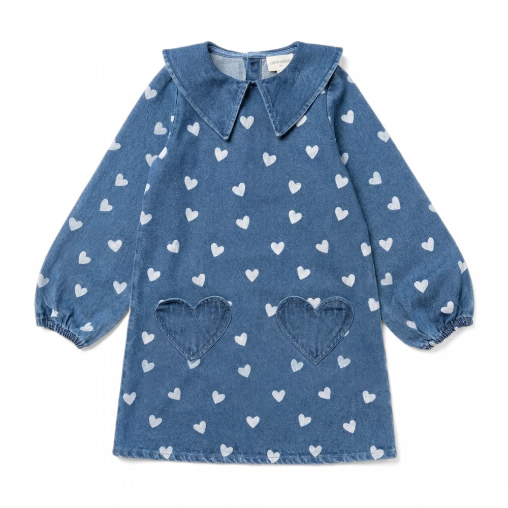 Dress Odile Denim Heart