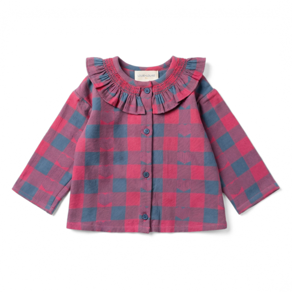 Tunic Nola Twill Check Heart