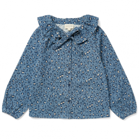 Tunic Angele Light Denim Leopard