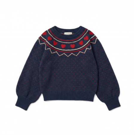 Pull Elias Knitted Jacquard Big Heart