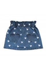 Skirt Teacher Denim Heart