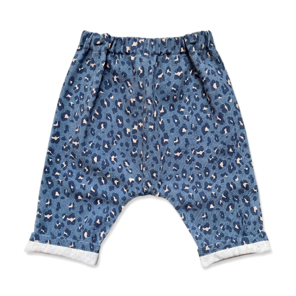 Trouser Jungle Light Denim Leopard