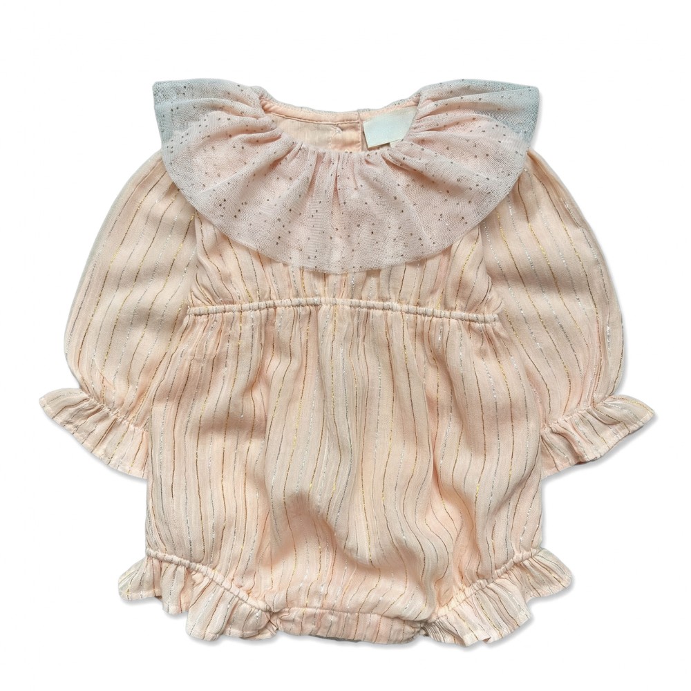 Overall Fairytale Cotton Stripe Lurex