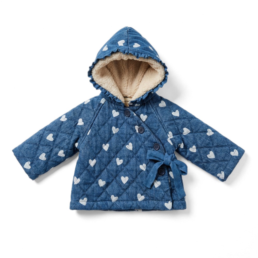 Jacket Cardi Denim Heart