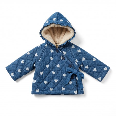 Jacket Cardi Denim Heart
